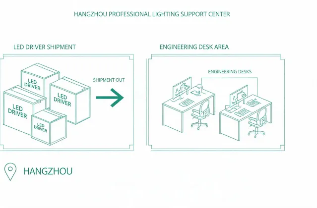 Map illustration for Moso lighting support center